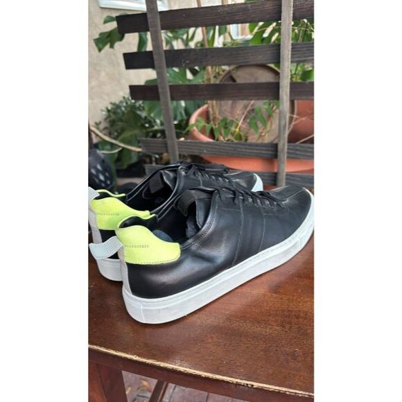 DANIEL PATRICK Size 10 (43) Men's Low Top Shoes Designer Used BLACK - Picture 4 of 7